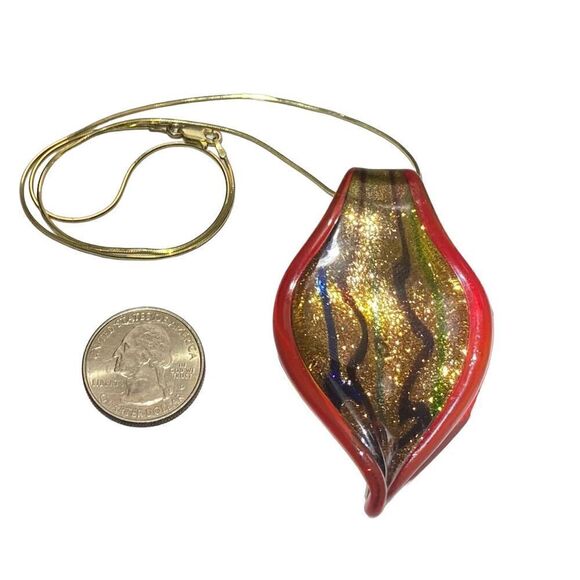 QE# 1 Italian Blown Glass & Sterling 926 Silver - Picture 6 of 9